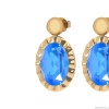 Серьги Qudo, TIVOLA UNICA big (G/P) Royal blue delite 2,65cm, 332184 Серьги Qudo, TIVOLA UNICA big (G/P) Royal blue delite 2,65cm, 332184