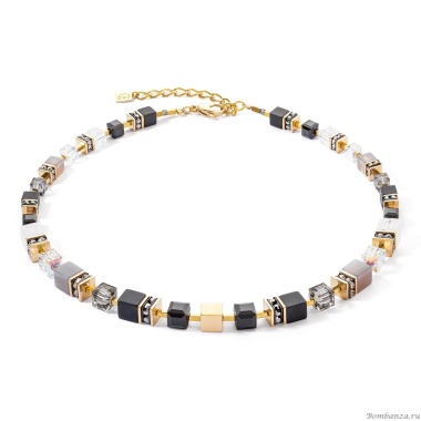 Колье Coeur de Lion, Black-Gold, 3039/10-1316 Колье Coeur de Lion, Black-Gold, 3039/10-1316