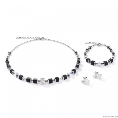 Колье Coeur de Lion,  Black- Silver 5050/10-1317 Колье Coeur de Lion,  Black- Silver 5050/10-1317. Германия