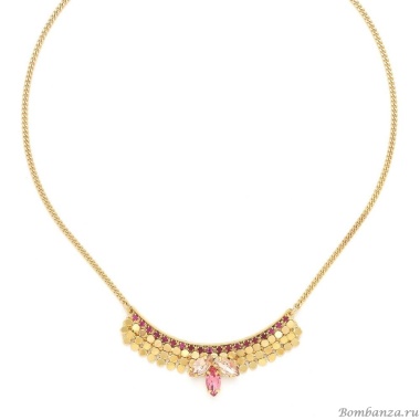 Колье Franck Herval, Irene, с кристаллами Swarovski, FH24.2-15-64170 золотистый