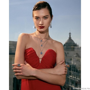 Колье VIDDA, Cibeles, с кристаллом Swarovski, VD24.2-02005 голубой, 40см