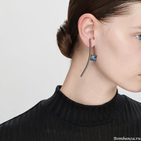 Серьги Katerina Vassou, с азуритом, KV23.2-305922B серебристый