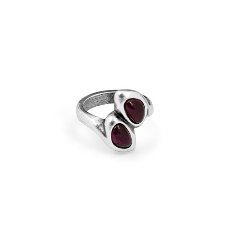 Кольцо Ciclon, Chicori, муранское стекло, CN-192511 18, лиловый
