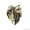 Брошь Shadore, Лист резной