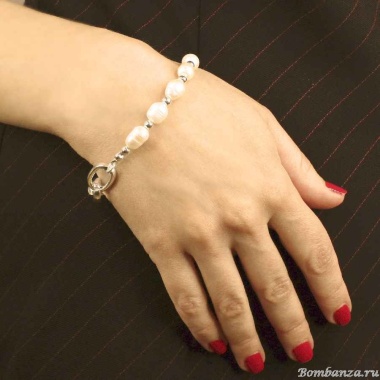 Браслет Fiore Luna, Pearl Сarabiner
