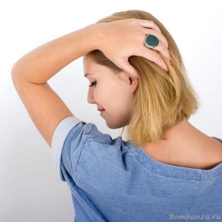 Кольцо Taratata, chloe зеленое