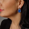 Серьги Qudo, TIVOLA UNICA big (S/P) Royal blue delite 2,65cm, 332183 Серьги Qudo, TIVOLA UNICA big (S/P) Royal blue delite 2,65cm, 332183