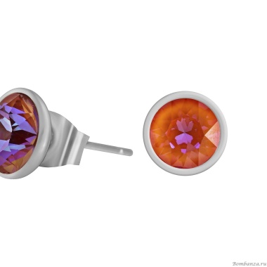 Пусеты Fiore Luna, Orange Glow Delite