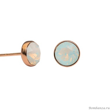 Пусеты Fiore Luna, White Opal