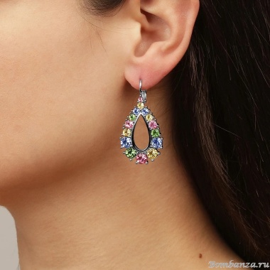 Серьги Dyrberg Kern, ZANETTA SS PASTEL MULTI, 440086 Серьги Dyrberg Kern, ZANETTA SS PASTEL MULTI, 440086