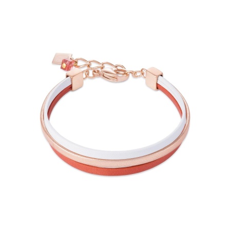 Браслет Coeur de Lion, Orange White, 0221/30-0214 Браслет Coeur de Lion, Orange White, 0221/30-0214. Германия