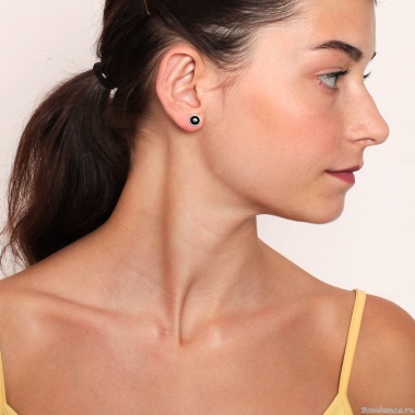 Пусеты Fiore Luna, Jet