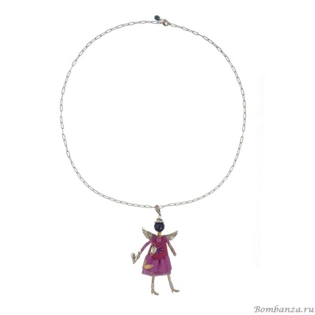 Подвеска Miamelie, кукла Мичелина с крыльями, MiA-2401-CL5866 золотистый