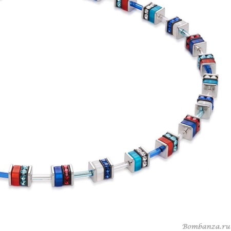 Колье Coeur de Lion, Blue-Red, 4409/10-0703. Германия