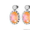 Серьги Qudo, TIVOLA UNICA big (S/P) Crystal orange ignite 2,65cm, 332213 Серьги Qudo, TIVOLA UNICA big (S/P) Crystal orange ignite 2,65cm, 332213