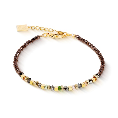 Браслет Coeur de Lion, Brown-Olive, 4359/30-1109