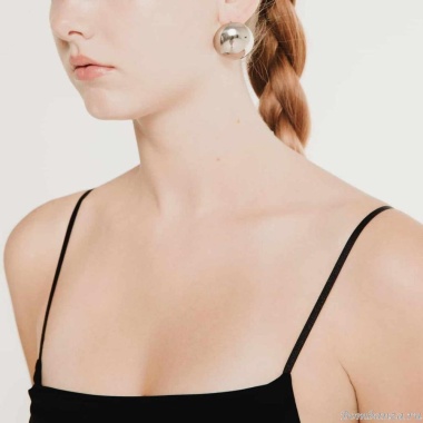 Серьги Katerina Vassou, Veneer, зеркальная полусфера, KV24.2-401383S серебристый Серьги Katerina Vassou, Veneer, зеркальная полусфера, KV24.2-401383S серебристый