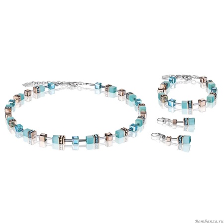 Колье Coeur de Lion GeoCUBE®, Aqua, 4016/10-2000. Германия