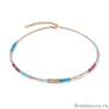 Колье Coeur de Lion, Aqua-Lilac 6020/10-2026