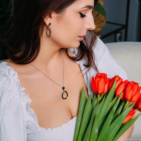 Серьги Fiore Luna, SSHA