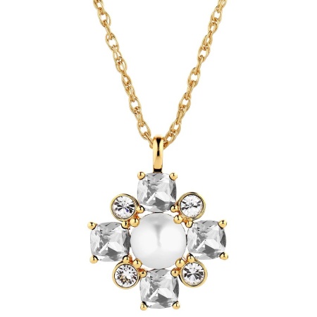 Колье Dyrberg Kern, SASSI SG CRYSTAL / WHITE PEARL, 430068