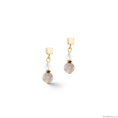 Серьги Coeur de Lion, Grey-Gold, 4345/21-1216 Серьги Coeur de Lion, Grey-Gold, 4345/21-1216