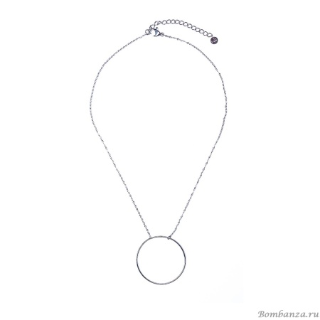 Колье Moon Paris, Ikita, с подвеской в форме кольца, MIK-22.03-004 серебристый