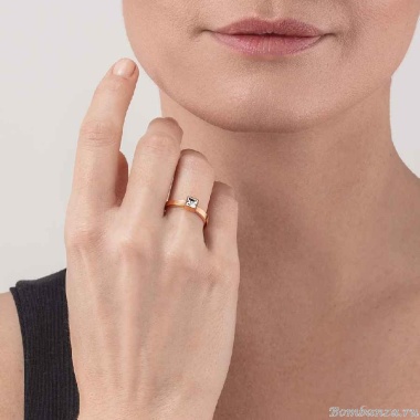 Кольцо Coeur de Lion, Crystal-Rose gold 18.5 мм 0501/40-1822 58 Кольцо Coeur de Lion, Crystal-Rose gold 18.5 мм 0501/40-1822 58