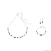 Колье Coeur de Lion, Blue-Silver, 3035/10-0717 Колье Coeur de Lion, Blue-Silver, 3035/10-0717