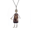 Подвеска Miamelie, кукла Мелестина, MiA-2308-CL5473 серебристый Подвеска Miamelie, кукла Мелестина, MiA-2308-CL5473 серебристый