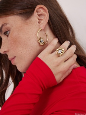 Серьги Fiore di Firenze OR9312 CRY RING Серьги Fiore di Firenze OR9312 CRY RING