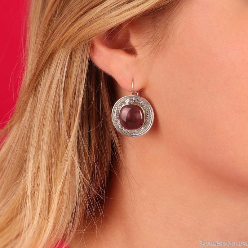 Серьги TARATATA, Ceramik, с цветной смолой, TT-W23-06782-108 коричневый Серьги TARATATA, Ceramik, с цветной смолой, TT-W23-06782-108 коричневый