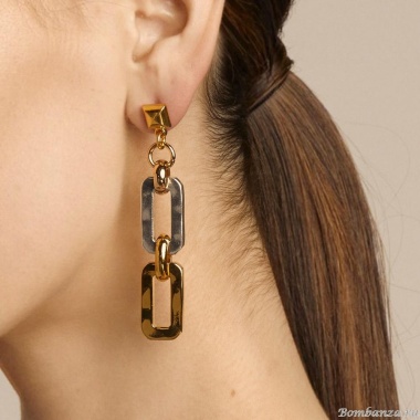 Серьги VIDDA, Powerful, металл, VD23-01691 серебристый