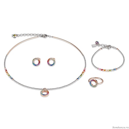 Колье Coeur de Lion, Multicolour small, Crystals Pavé, 4973/10-1500. Германия