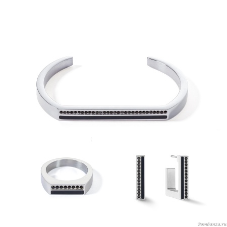 Кольцо Coeur de Lion, Black-Silver