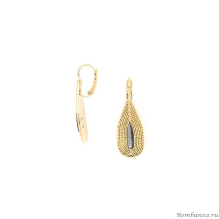 Серьги Ori Tao, Miyako, с перламутром, OT24.2-12-32015 золотистый