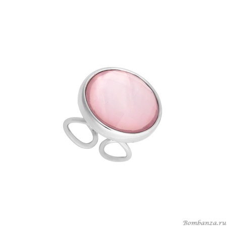 Кольцо Possebon,  quartz rose безразмерное
