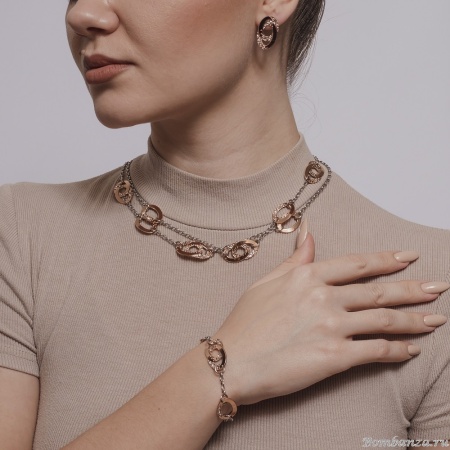 Браслет Boccadamo, XBR944RS BW/S/RG Браслет Boccadamo, XBR944RS BW/S/RG, Италия