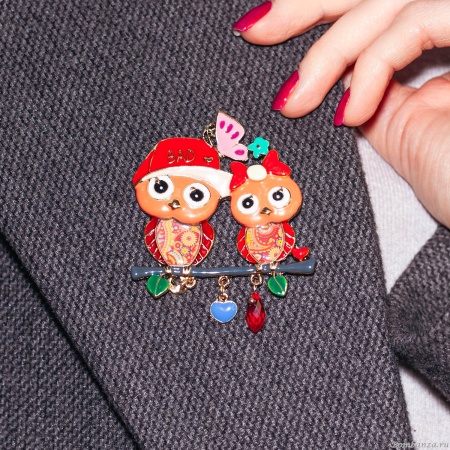 Брошь Shadore, Совы