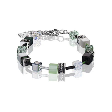Браслет Coeur de Lion GeoCUBE green-pastel, 2838/30-0536. Германия