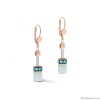Серьги Coeur de Lion, Aqua-Beige 4905/20-2010