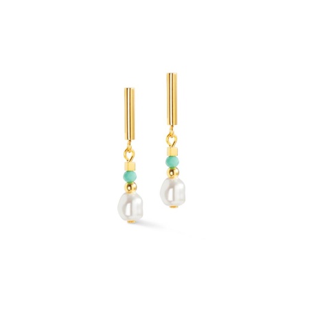 Серьги Coeur de Lion, Mint Green, 4358/21-0522