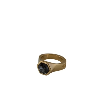Кольцо VIDDA, Caramel, с кристаллом Swarovski, VD22-00964 серый, 18