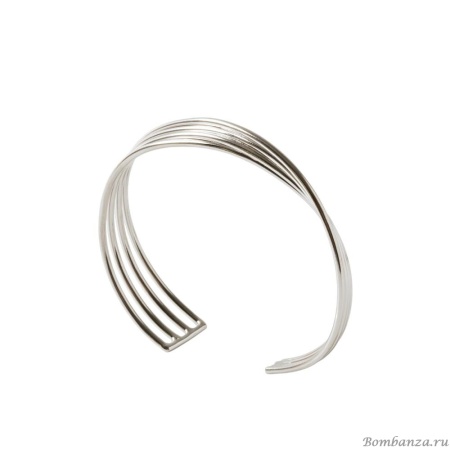 Браслет Katerina Vassou, Pure, кафф, KV24.1-307044S серебристый