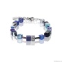 Браслет Coeur de Lion GeoCUBE®, Blue-Purple, 2838/30-0708. Германия