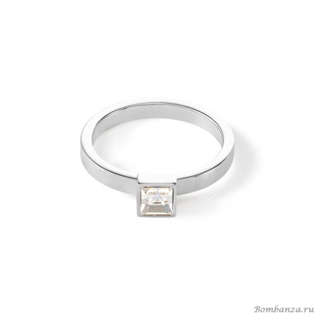 Кольцо Coeur de Lion, Crystal-Silver, 0501/40-1817 52