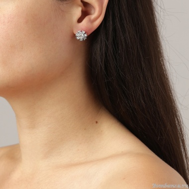 Серьги Dyrberg Kern, CARNEA SS CRYSTAL, 460077 Серьги Dyrberg Kern, CARNEA SS CRYSTAL, 460077