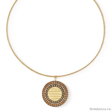 Колье Coeur de Lion, Beige-Gold, 2037/10-1016 Колье Coeur de Lion, Beige-Gold, 2037/10-1016