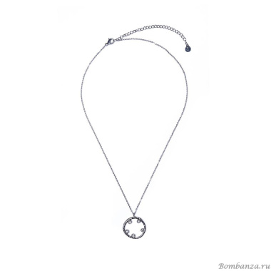 Колье Moon Paris, Ikita, с кристаллами, MIK-22.03-009 серебристый