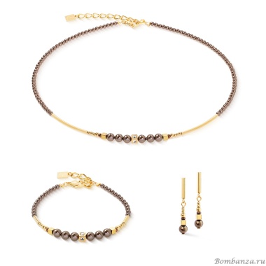 Колье Coeur de Lion, Brown, 4312/10-1100 Колье Coeur de Lion, Brown, 4312/10-1100